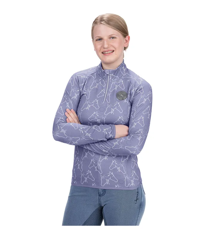 T-shirt technique à manches longues enfant - 681075-134+-FA Certifié