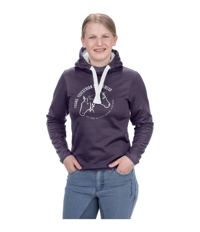 Sweat à capuche en stretch Performance enfant - 681080-170+-DV Affaire À Saisir