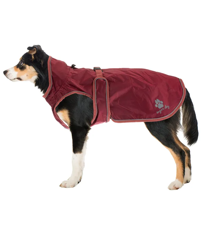 Authentique Manteau de pluie pour chien Eldoro II avec doublure intérieure en polaire, 0g – 230794-3XS-RP