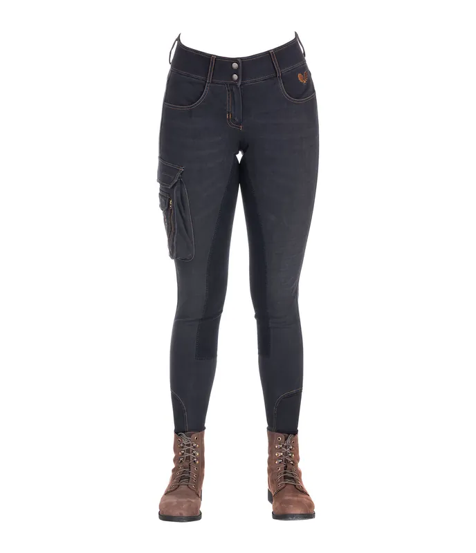 Jeans de randonnée avec fond intégral en matière synthétique Aspen - 160021-38-A Top Vente