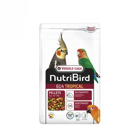 En Vogue NutriBird G14 Tropical – Granulés extrudés aliment pour grandes perruches 1 kg