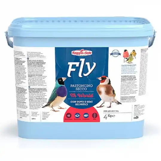 Meilleure Qualité Raggio di Sole – TH World – Pâtée sèche universelle avec insectes pour tous oiseaux 4 kg