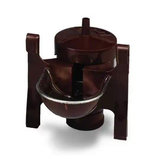 Abreuvoir automatique à coupelle inox marron Achetez Aujourd’hui
