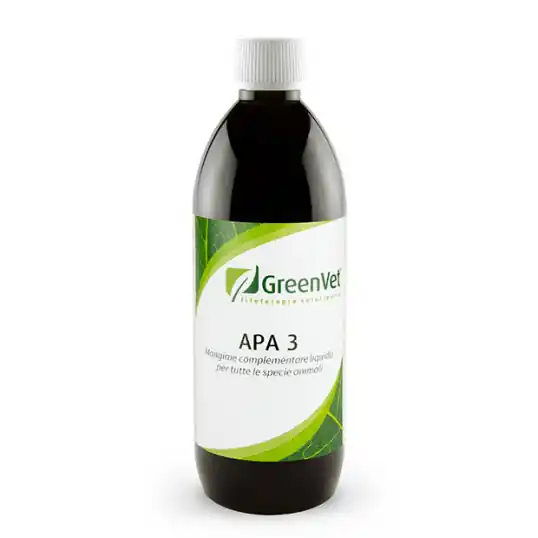 APA 3 GREENVET antibactérien naturel contre la coccidiose et bactéries 500 ml Édition Limitée