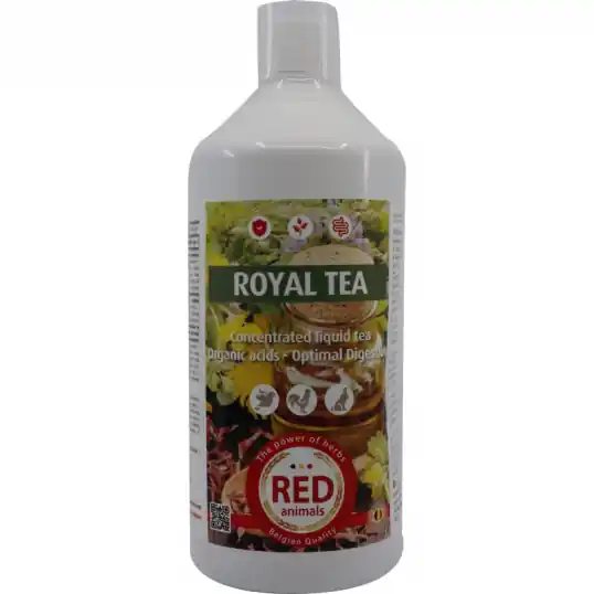 Royal Tea – Thé liquide sur base des plantes, acides, huiles essentielles 1L – Red Animals Édition Limitée