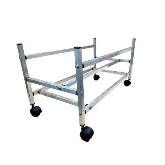 Rig 8 GPU sur roulettes PIKA haute qualité pour le minage – Large 800 mm – 1 étage Nouvel Arrivage