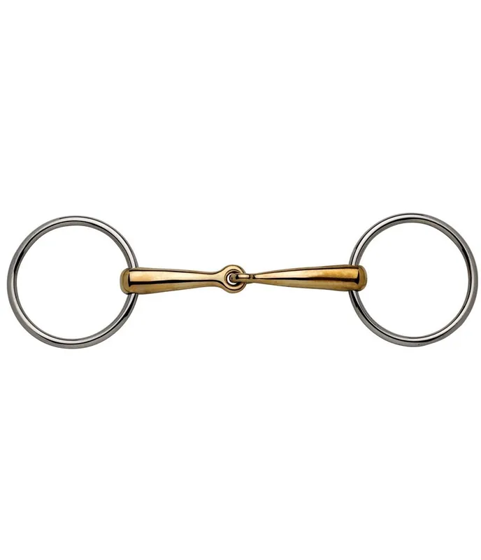 Fait Main Mors à anneaux simple brisure épaisseur 16 mm – 350210-14,5