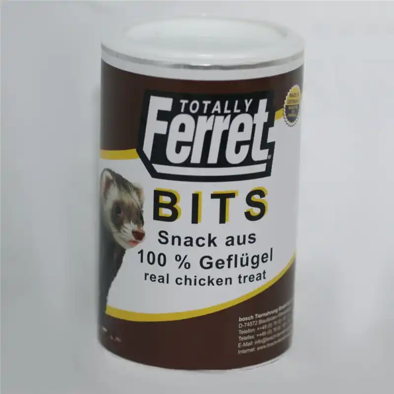 Quantité Limitée Totally Ferret – Ferret Bits Friandises extrudées au Poulet – 100 gr