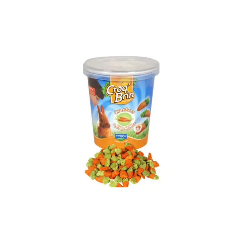 Pas Cher Croq&rsquo;Brin – Friandise Croq Carotte pour Lapins – 120 gr