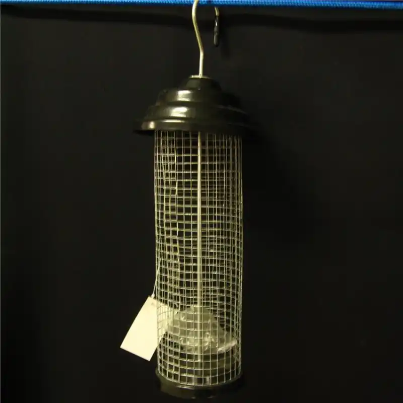 Prix Cassé Mangeoire Silo en Métal Grillagé pour Oiseaux du Ciel