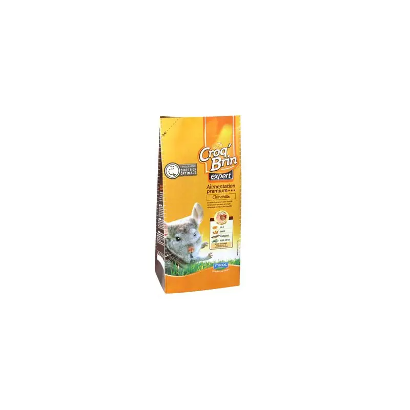 Croq&rsquo;Brin – Menu Expert Chinchilla – Mélange de graines et céréales pour Chinchilla – 1 kg Offre Exclusive
