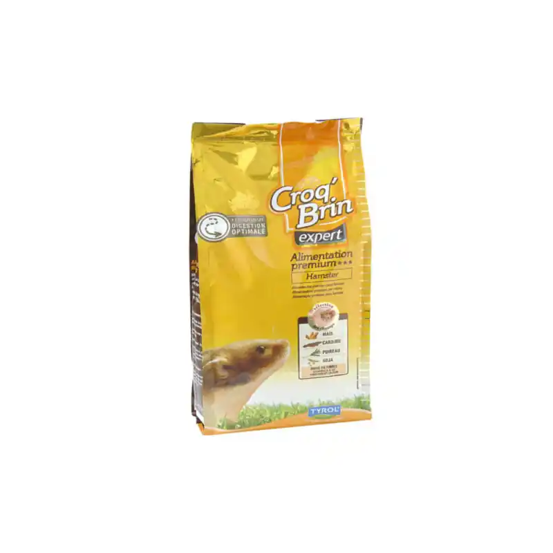 Croq&rsquo;Brin – Menu Expert Hamster – Mélange de Céréales et Légumes pour Hamsters – 1 kg Édition Limitée