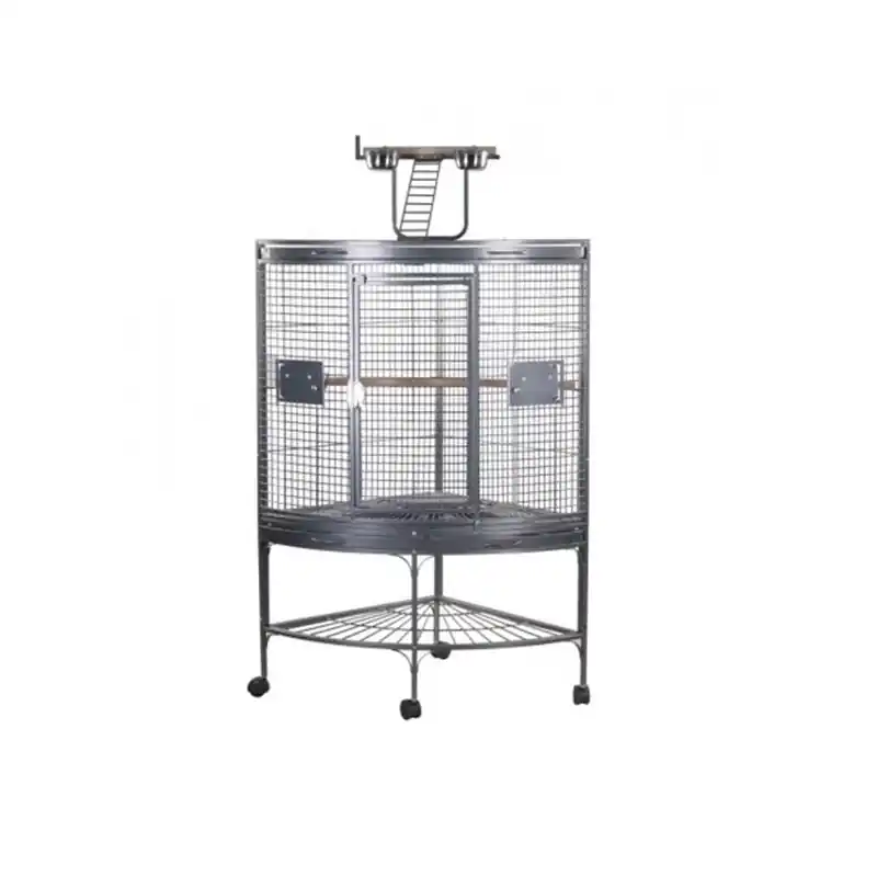 Cage d&rsquo;Angle pour Perruches et Perroquets Corner Cage Réduction
