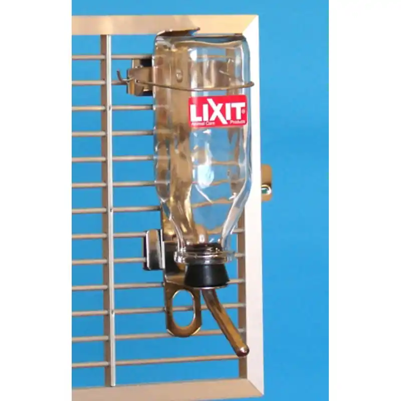 Offre Du Jour Lixit – Abreuvoir Biberon en Verre Pipette Inox Large – 1 L