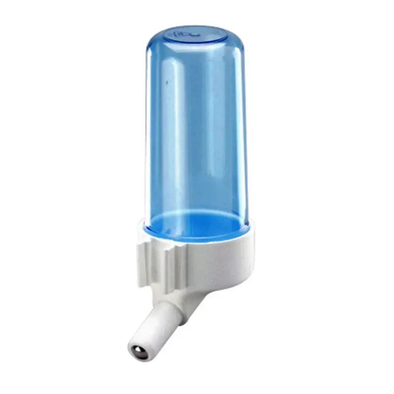 Abreuvoir Biberon à Bille Bleu pour Barreaux Verticaux – 70 ml Retour Gratuit