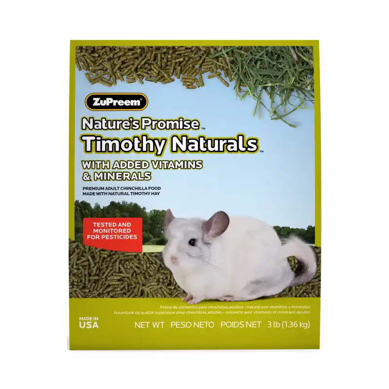 Fait Main Granulés pour Chinchilla ZuPreem Nature's Promise - 1,36 kg