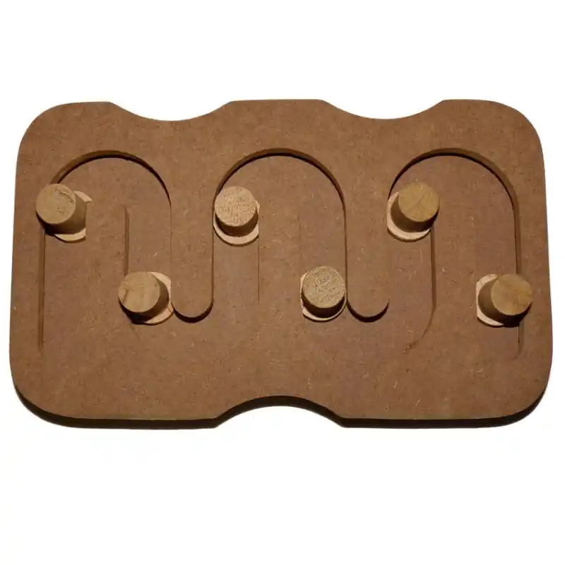 Jouet de Foraging en Bois "Brainboard Snake" pour Grandes perruches et perroquets Exclusif