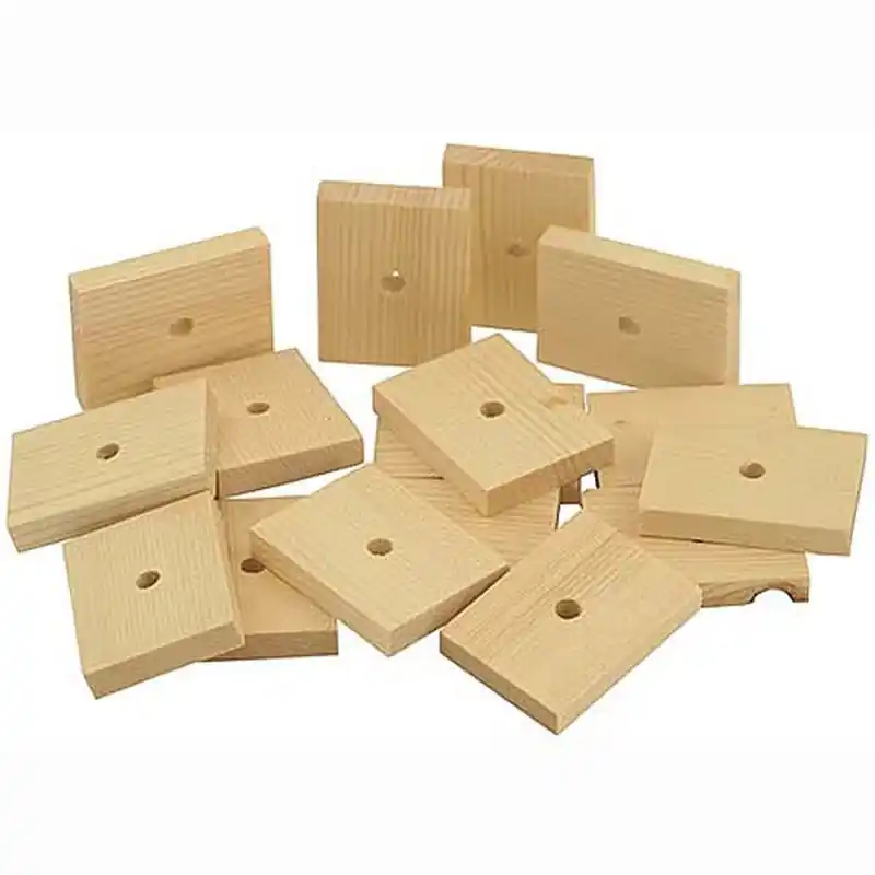Zoo-Max – Petites Lamelles en Bois de Pin Naturel – 16 pièces Livraison Express