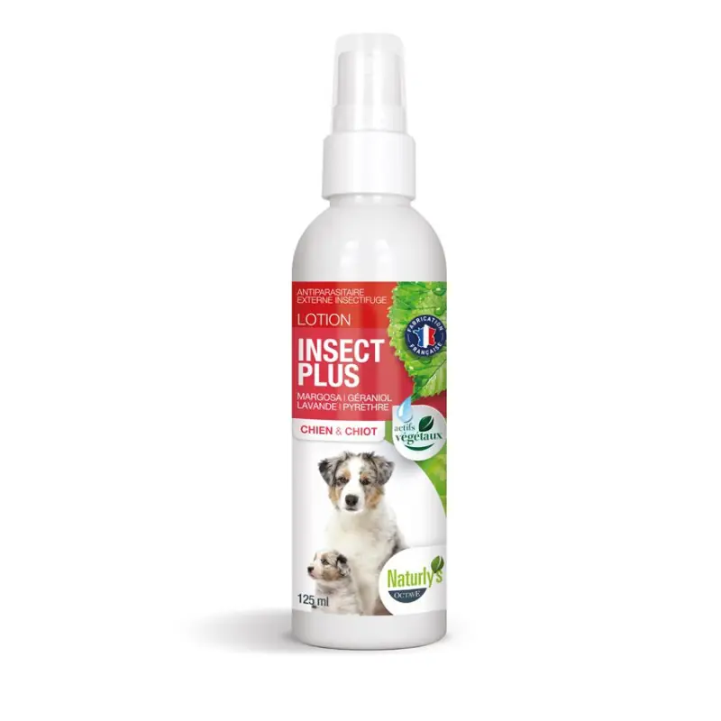 Naturlys – Lotion Anti-Parasitaire Insect Plus Chien et Chiot 240 ml Acheter Direct