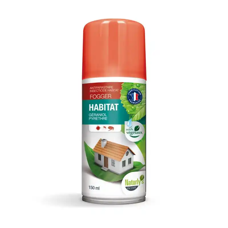 Commander Maintenant Naturlys – Fogger Habitat Anti-Insectes Géraniol / Pyrethre – 150 ml