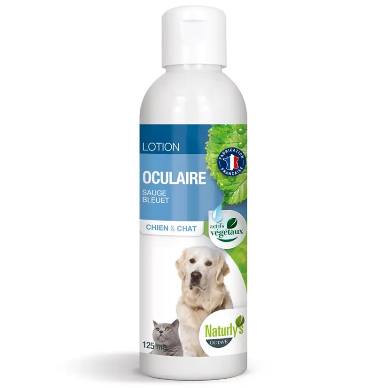 Naturlys – Lotion Oculaire Sauge / Bleuet Chats et Chiens – 125 ml Offre Du Jour