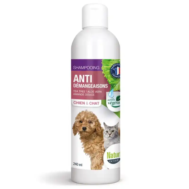 Commande En Gros Naturlys – Shampoing Anti-Démangeaisons pour Chiens et Chats – 240 ml