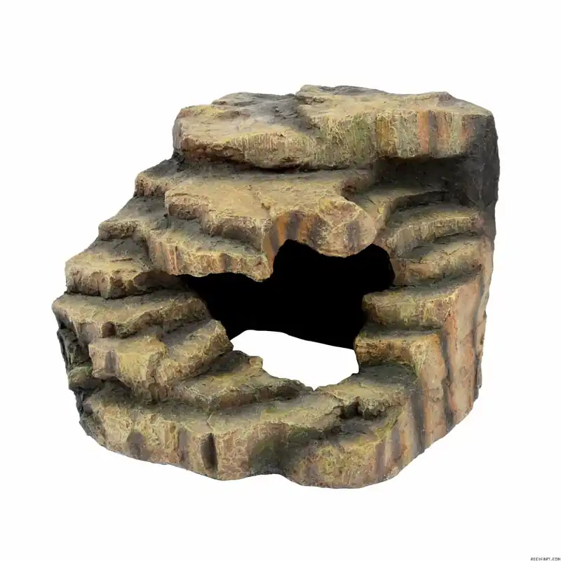 Promotion Saisonnière DECO R TERRA CAVERNE ROCHE CARRE – 20x20x16cm