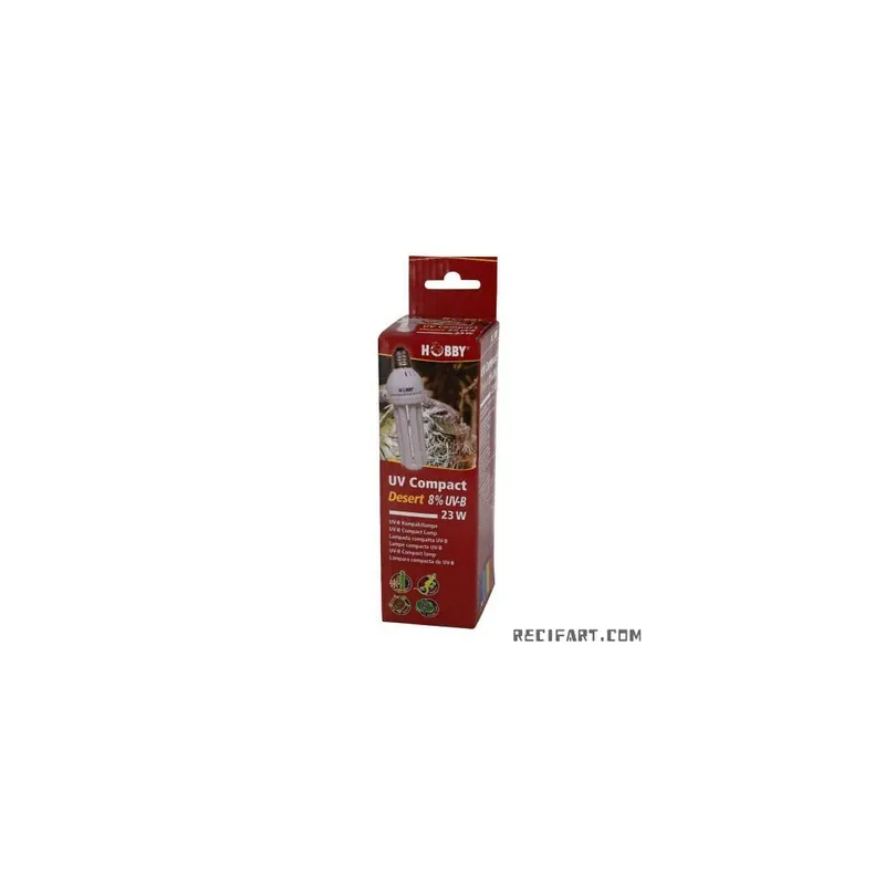 Meilleur Choix HOBBY UV Compact Desert, 8 % UV-B 23 W