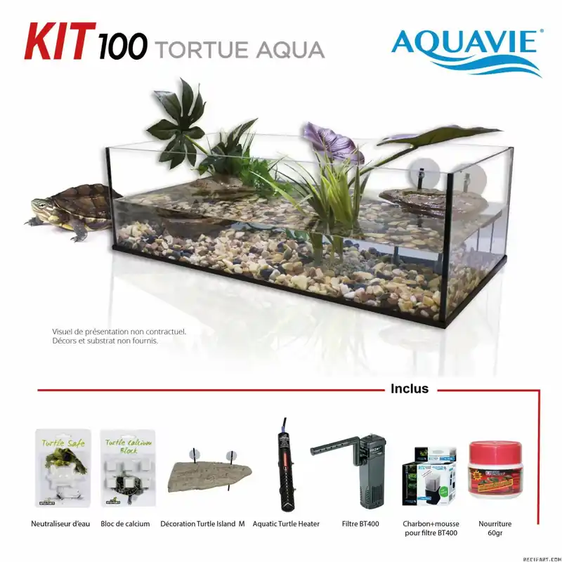 Prix Cassé KIT TORTUE AQUA 100 équipé AQUAVIE