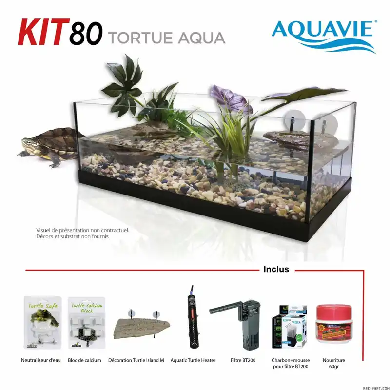 KIT TORTUE AQUA 80 équipé AQUAVIE Seulement Aujourd’hui