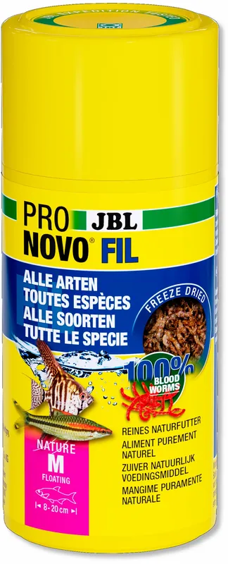 Réduction JBL ProNovo Fil 100 ml larves rouges de moustiques pour poissons d&rsquo;ornement de 3 à 10 cm