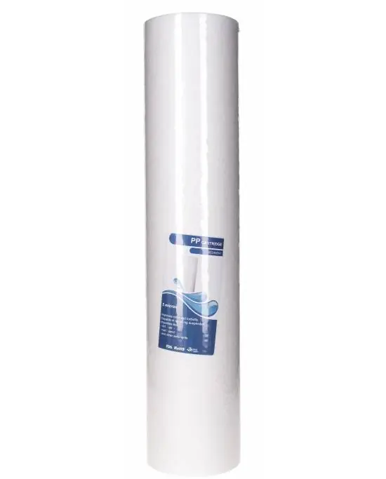 AQUAVIE Cartouche Sédiments 20&Prime; Big Blue à fibre lisse 5 microns pour osmoseur Offre Spéciale