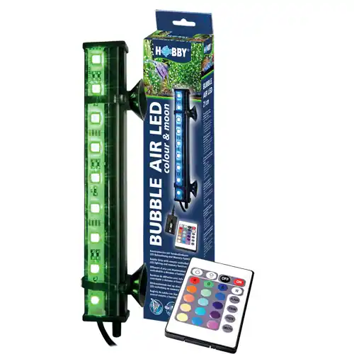 HOBBY Bubble Air Led 44 cm diffuseur d&rsquo;air 24 leds pour aquarium Offre Spéciale