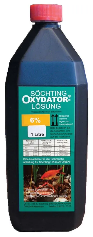 Affaire À Saisir SÖCHTING Recharge Oxydator 6% bouteille 1 L de Liquogène pour réacteur Oxydator