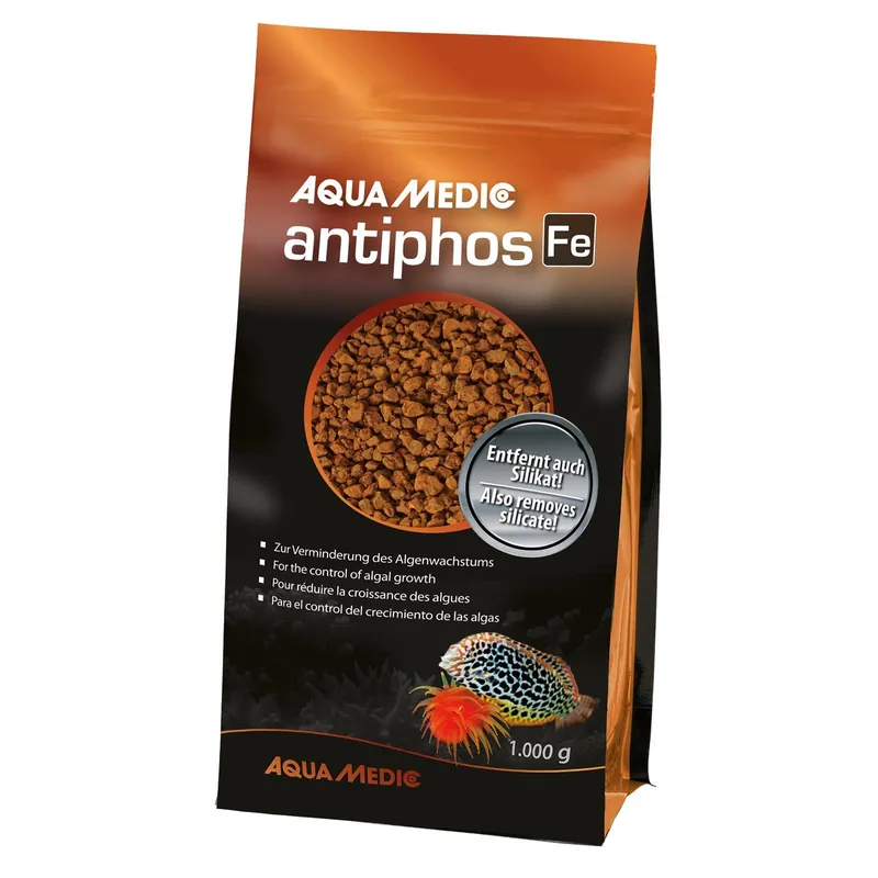AQUA MEDIC Antiphos Fe 1600 ml élimine les phosphates en eau douce et en eau de mer Usine Directe