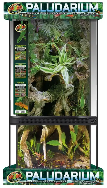 ZOOMED Paludarium 46 x 46 x 91 cm de haut avec contenance de 40L Solde