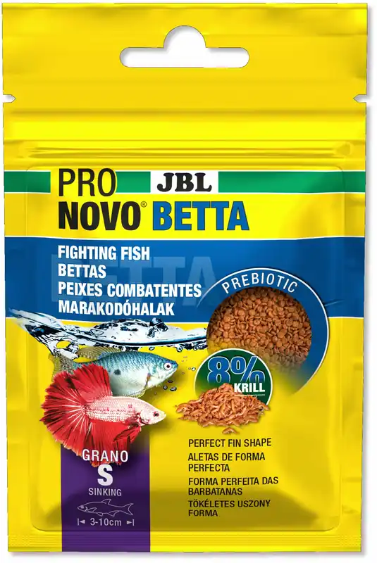 Acheter En Ligne JBL ProNovo Betta Grano S 20 ml nourriture de base en granulés pour combattants de 3 à 10 cm