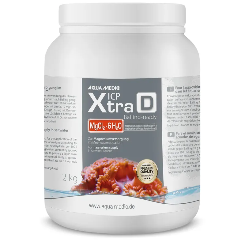 Prix Cassé AQUA MEDIC ICP Xtra D Balling-Ready chlorure de magnésium hexahydraté pour augmenter le Magnésium