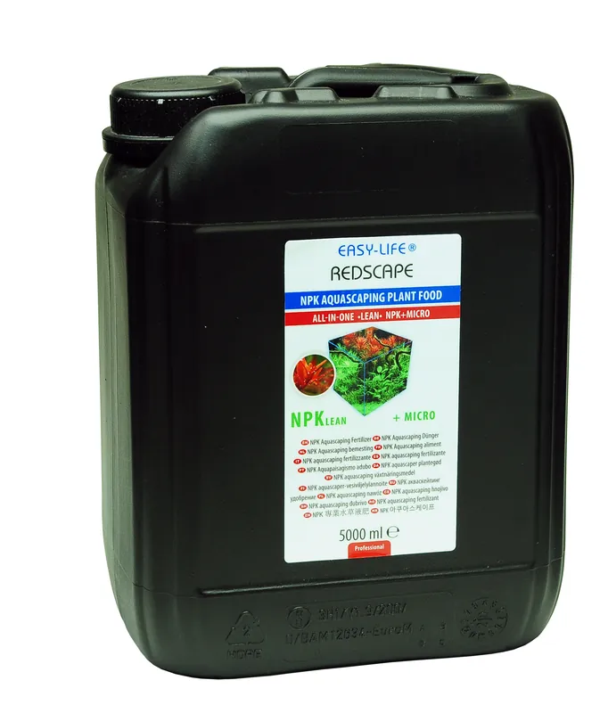 EASY-LIFE Red Scape 5 L engrais liquide riche en élément NPK pour plantes d&rsquo;aquarium à feuillage rouge Nouvelle Collection