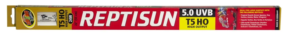 ZOOMED ReptiSun T5 HO 5% UV-B 24W 55 cm tube néon pour reptiles Bon Plan