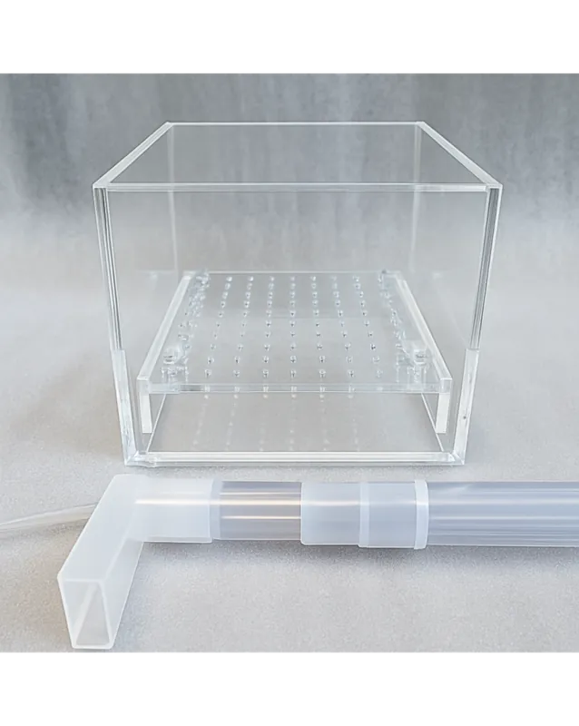 Aqua Elevage – Box de Filtration UGF Carré 12x12x10cm Affaire À Saisir